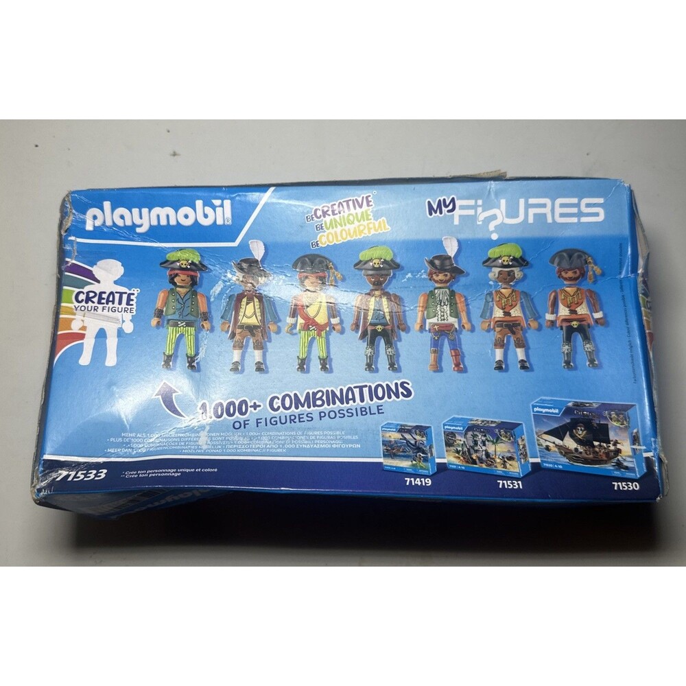 My Figures Pirate Playset with 4 Pirates 83 Accessories Creative Toy(Box Damage) - Picture 6 of 8